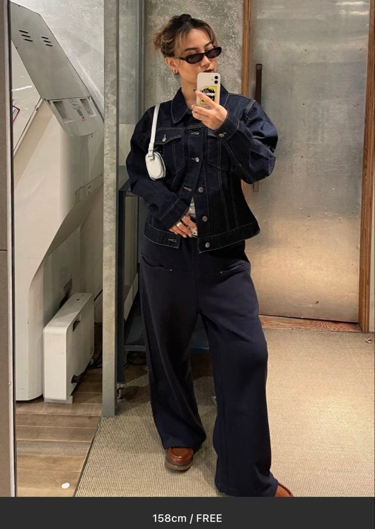 WHO'S WHO gallery パフスリーブデニムジャケット