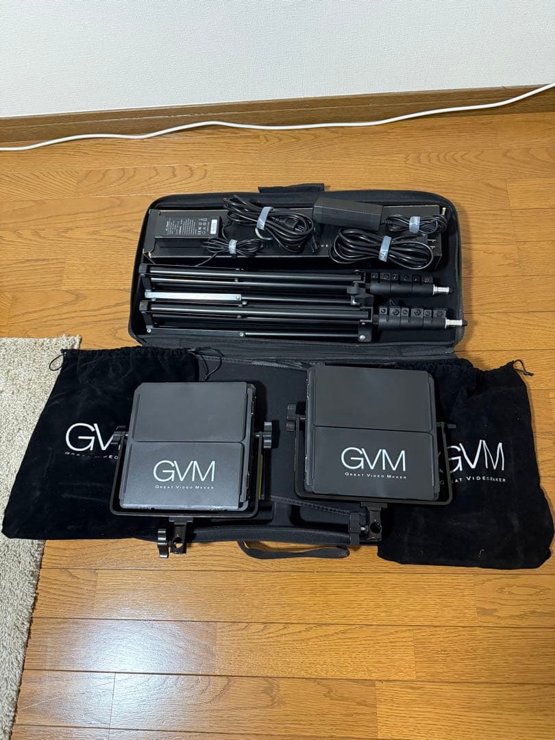 GVM RGB LEDビデオライト アプリコントロール付き撮影用照明 800D