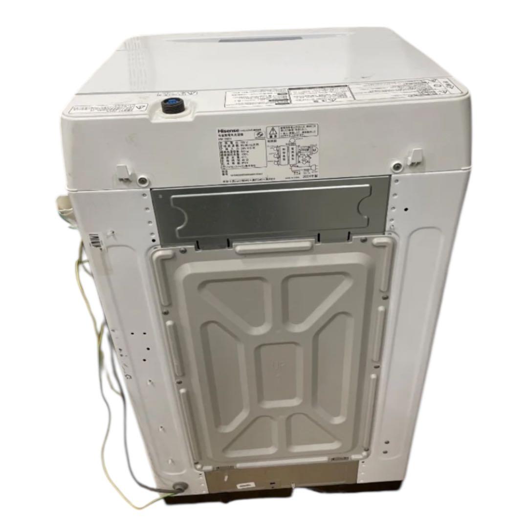 6 大阪無料配送　2024年製高性能シンプルホワイトインテリア6kg洗濯機