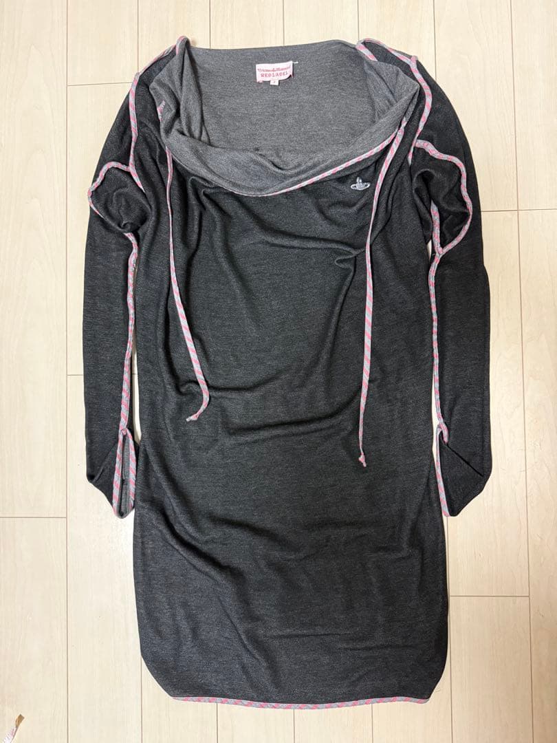 ★ヴィヴィアンウエストウッド レッドレーベル★膝丈ワンピ