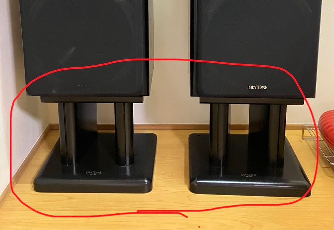 DIATONE/ダイヤトーン スピーカースタンド　ペア [DK-77 BK]