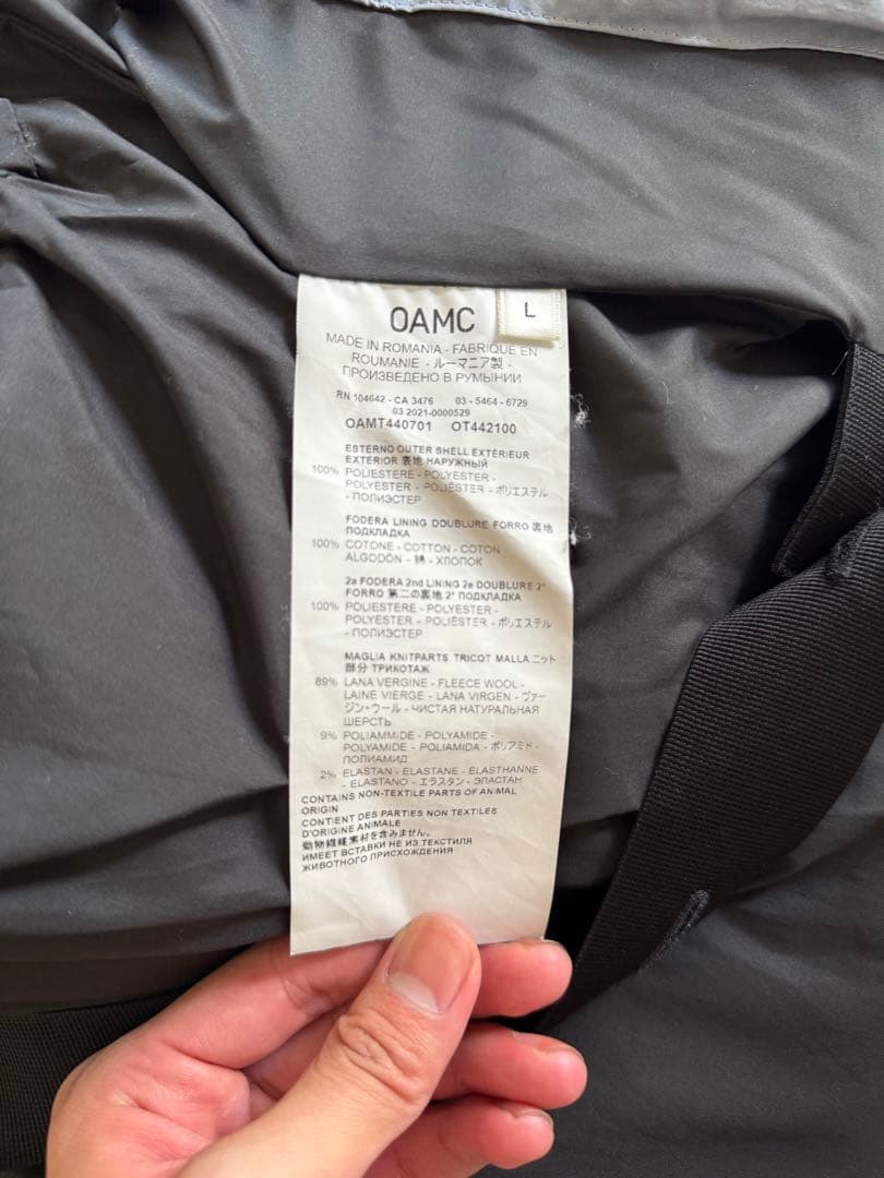 【OAMC】21AW LITHIUM DOWNJACKET 2.0