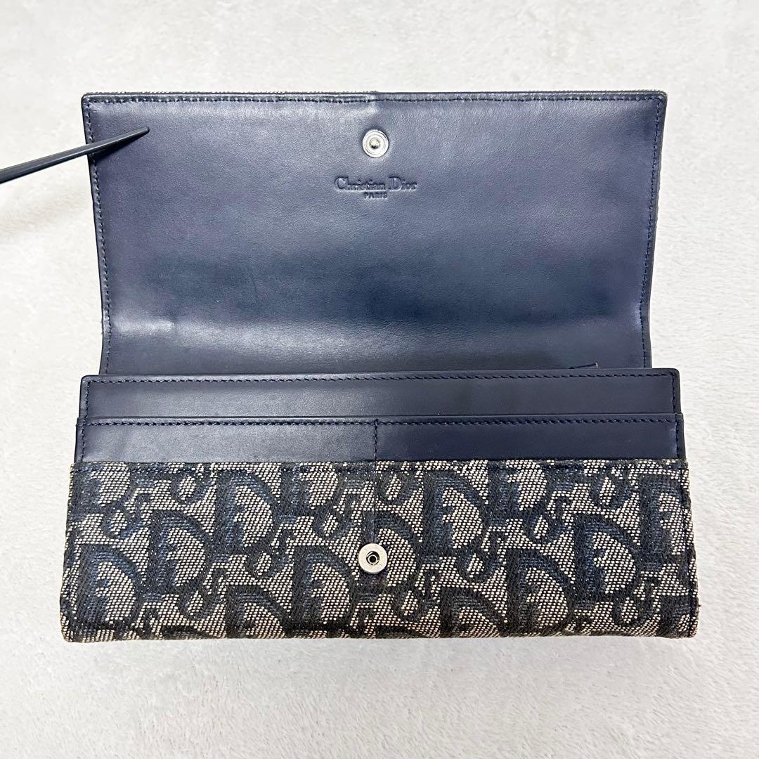 Dior クリスチャン ディオール トロッター 長財布 二つ折り CD ロゴ