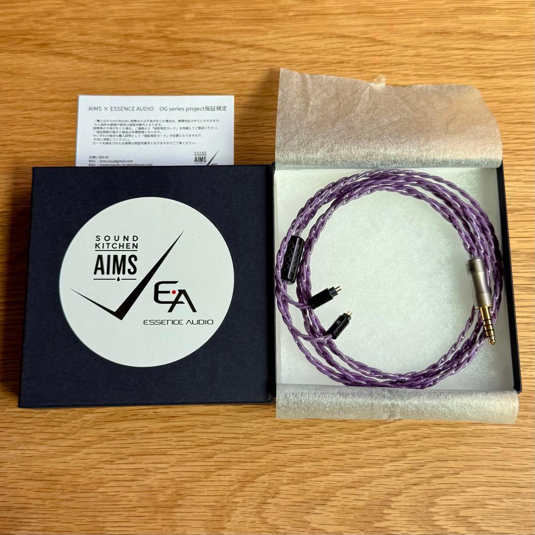 AIMS × ESSENCE AUDIO コラボ OG-01 4.4 2pin