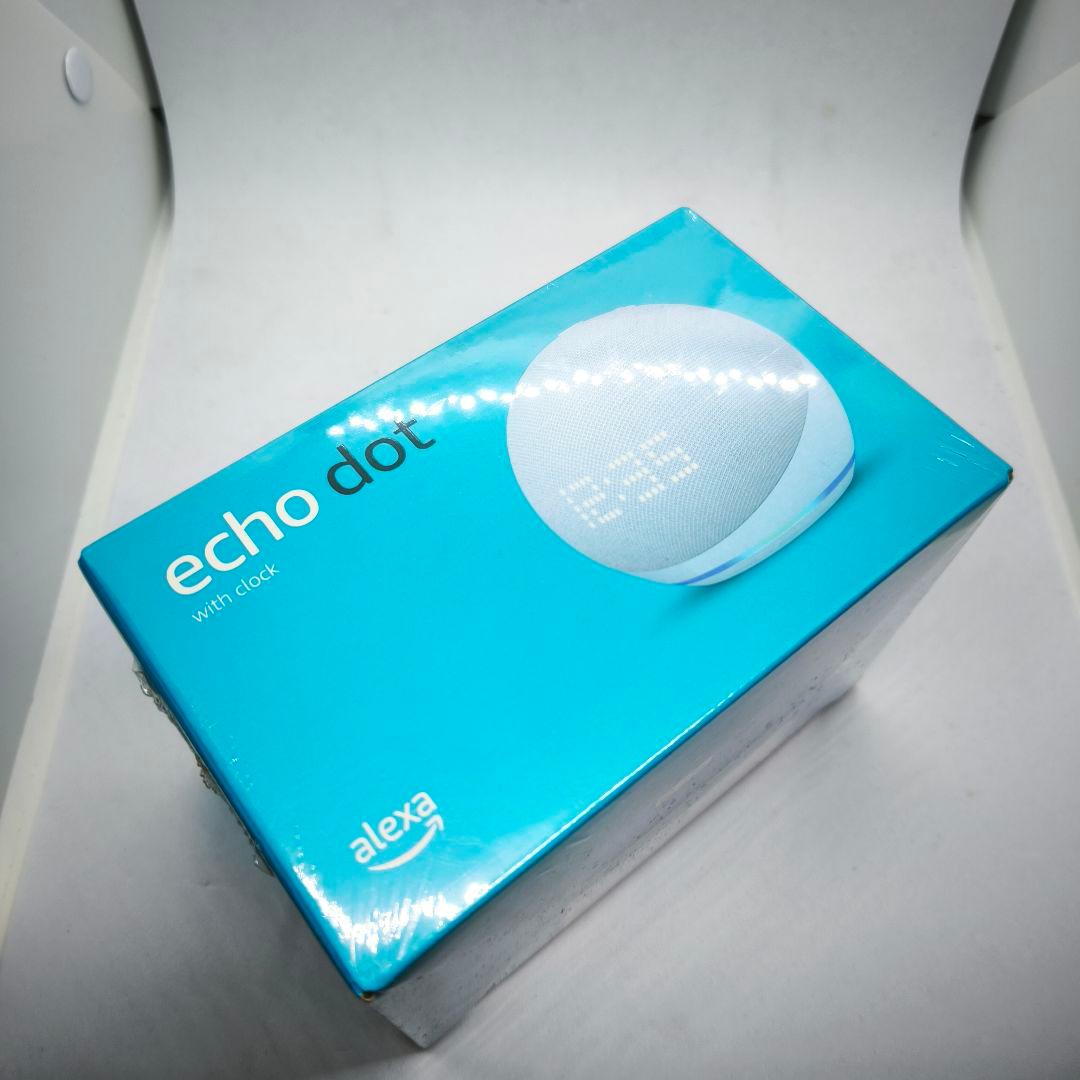 【未開封】Echo Dot 第5世代 with clock 時計付 ホワイト