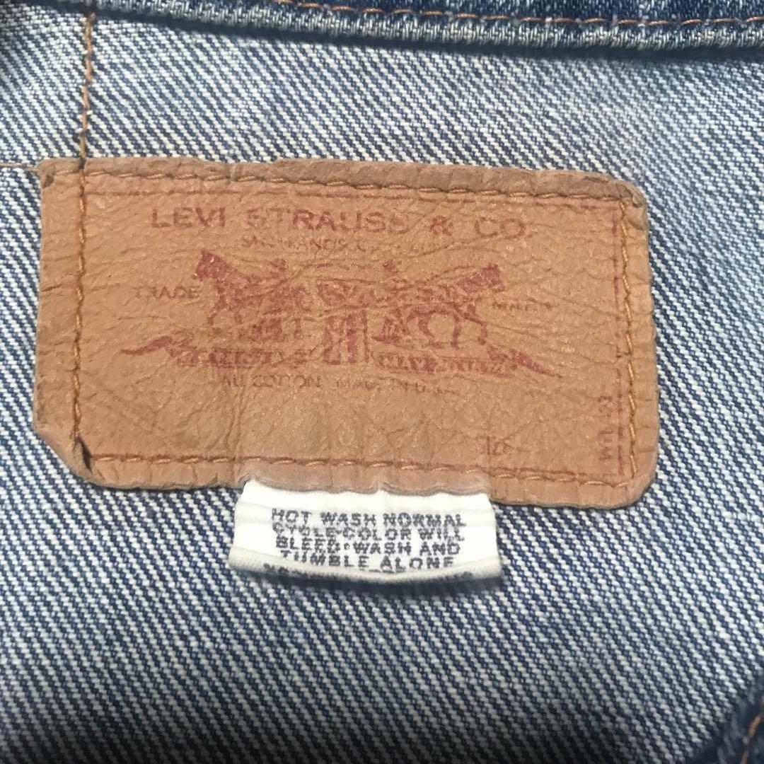 70s Levi's 70505 Care Tag ブランクタブ