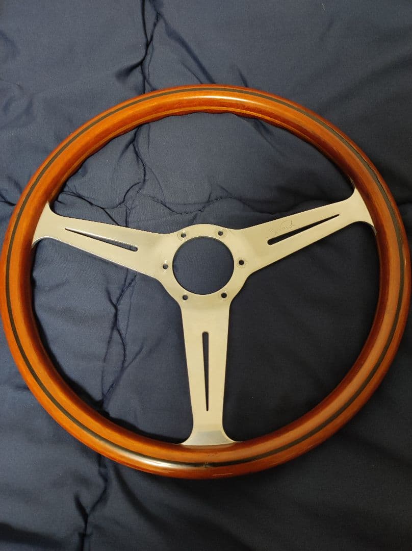 NARDI（ナルディ）風　ウッドステアリング　36cm
