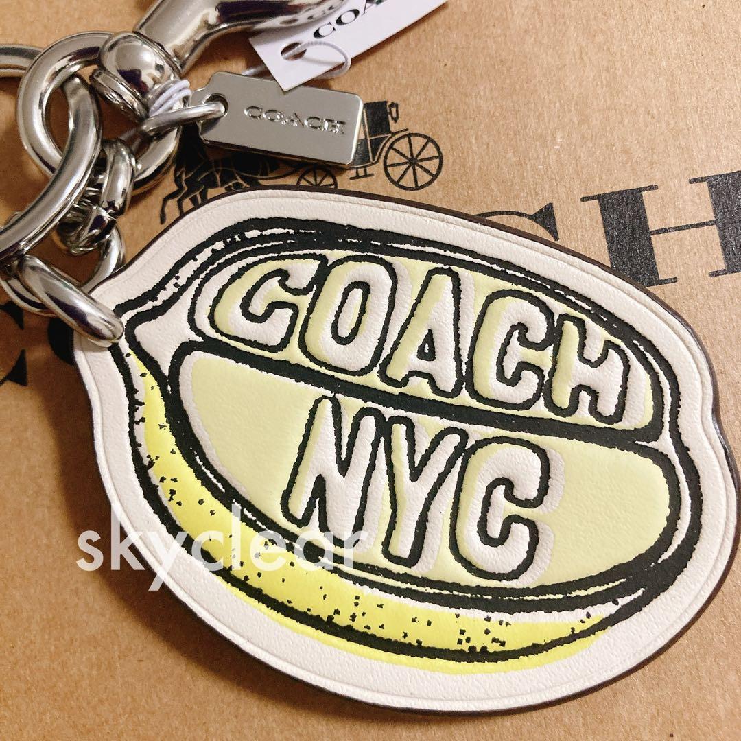 新品❇︎正規品 COACH レモン れもん チャーム キーリング