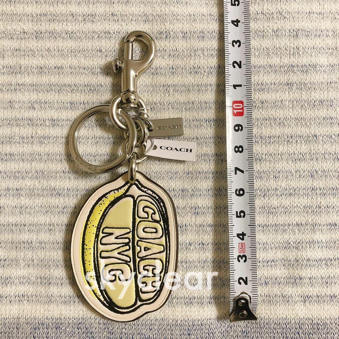 新品❇︎正規品 COACH レモン れもん チャーム キーリング