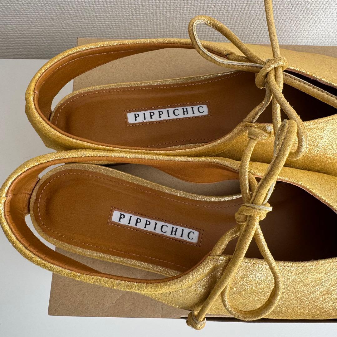 【新品未使用】PIPPICHIC AMBER アンバー　ゴールド 37.5