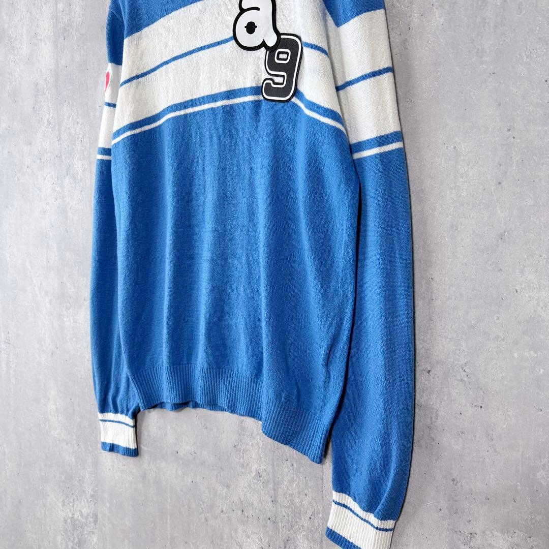 アルチビオ archivio ハイネックセーター ニット カシミア混 ブルー M