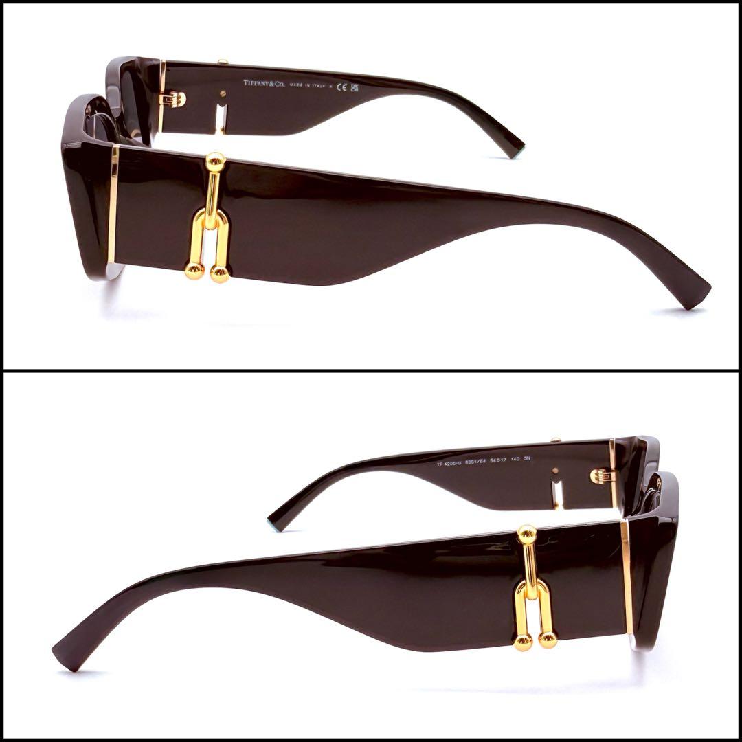 【美品】Tiffany ティファニー　ハードウェア　スクエア　サングラス　Y2K