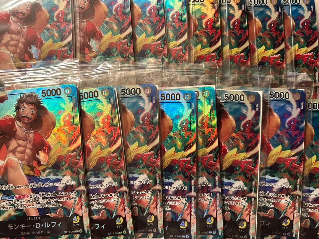 【完全未開封】セブンイレブン　ワンピースカード　プロモカード3枚　各16枚セット