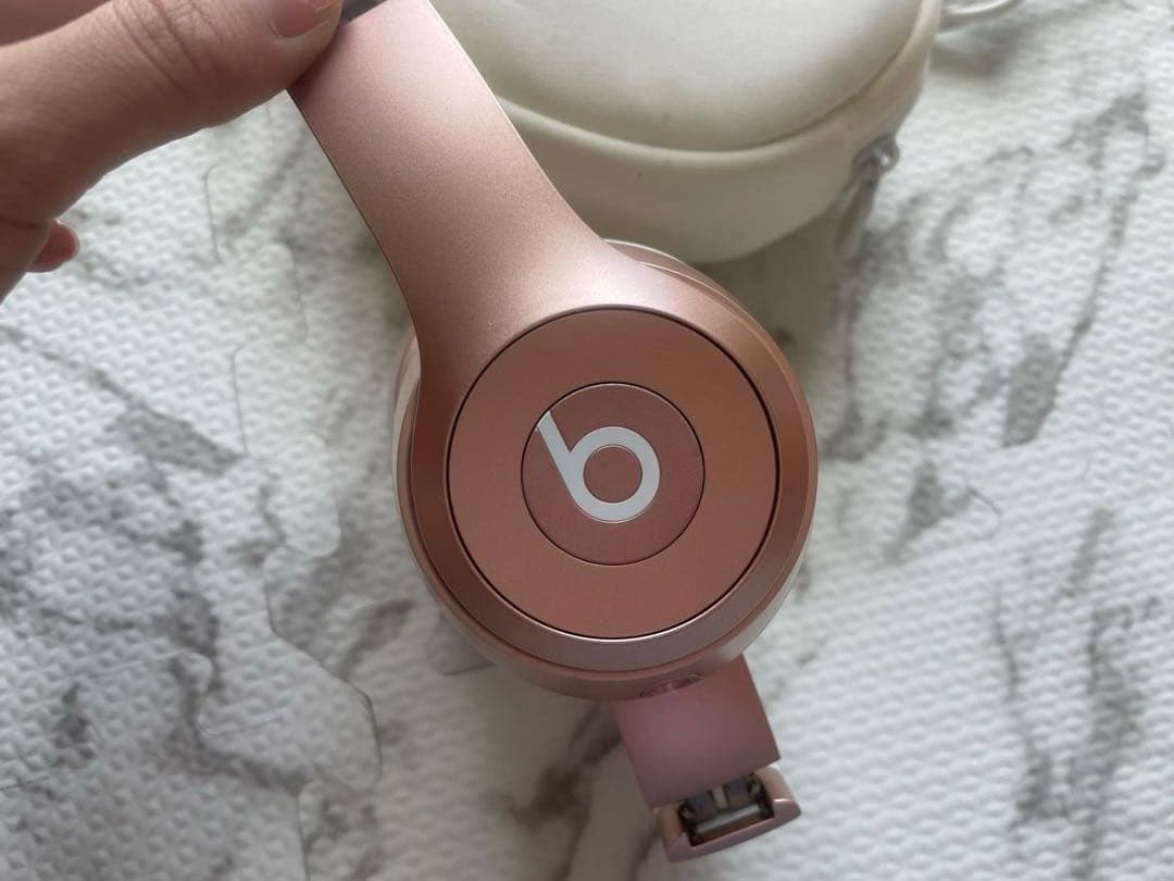 beats solo3 ワイヤレスベッドホンローズゴールド