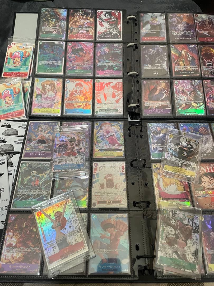ワンピース カードゲーム 引退品　収集用バインダー付き
