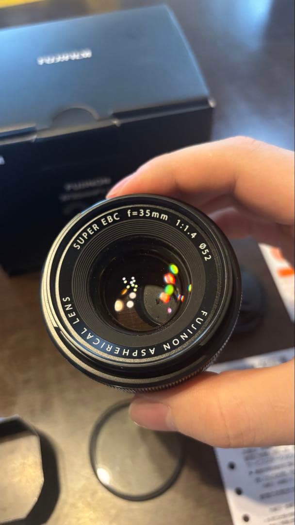 フジノンレンズ [XF35mmF1.4 R] ・箱付 ＋ブラックミストNo.1