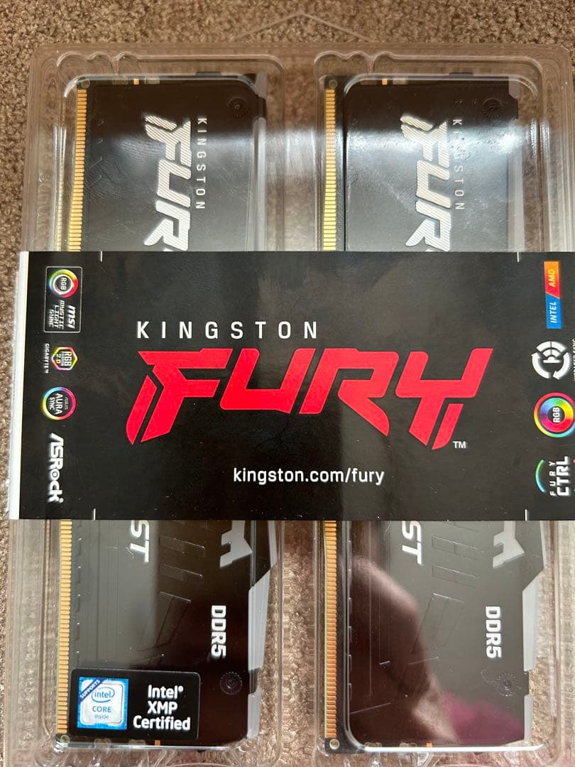 KINGSTON FURY DDR5-6000 32GB（16GB×2枚）