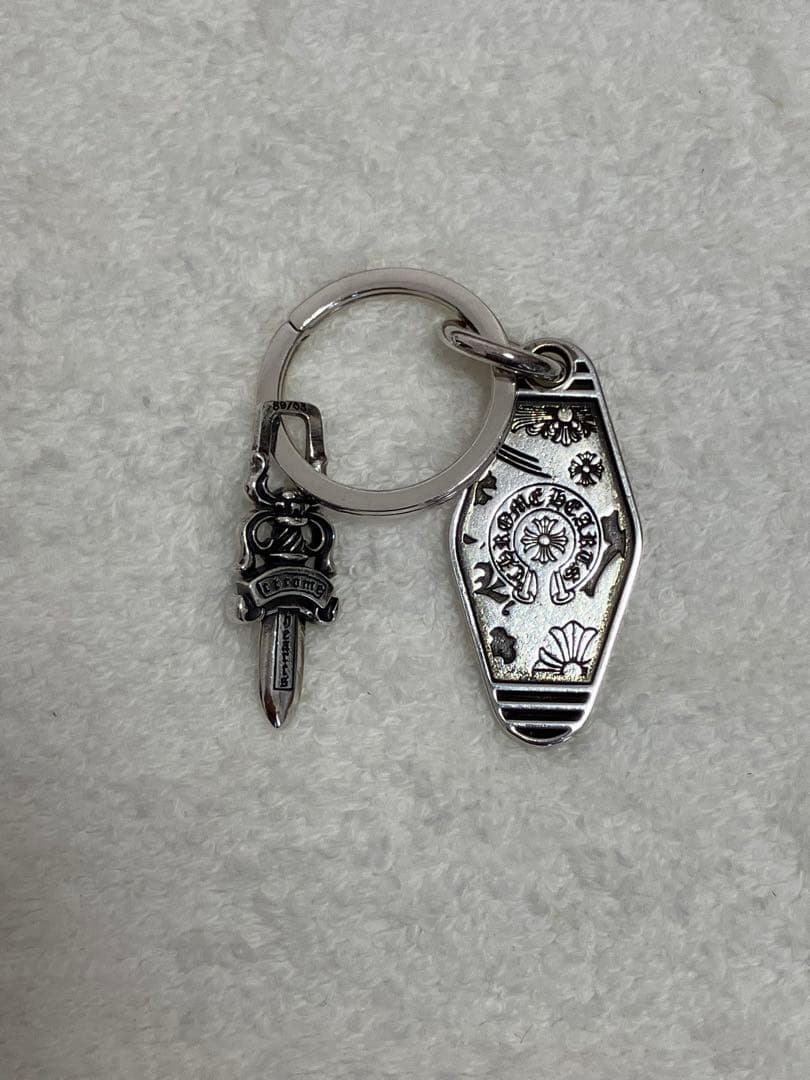 新品 クロムハーツ ホテルキー スモール キーチェーン キーホルダー