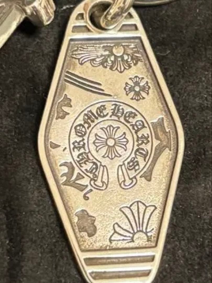 新品 クロムハーツ ホテルキー スモール キーチェーン キーホルダー