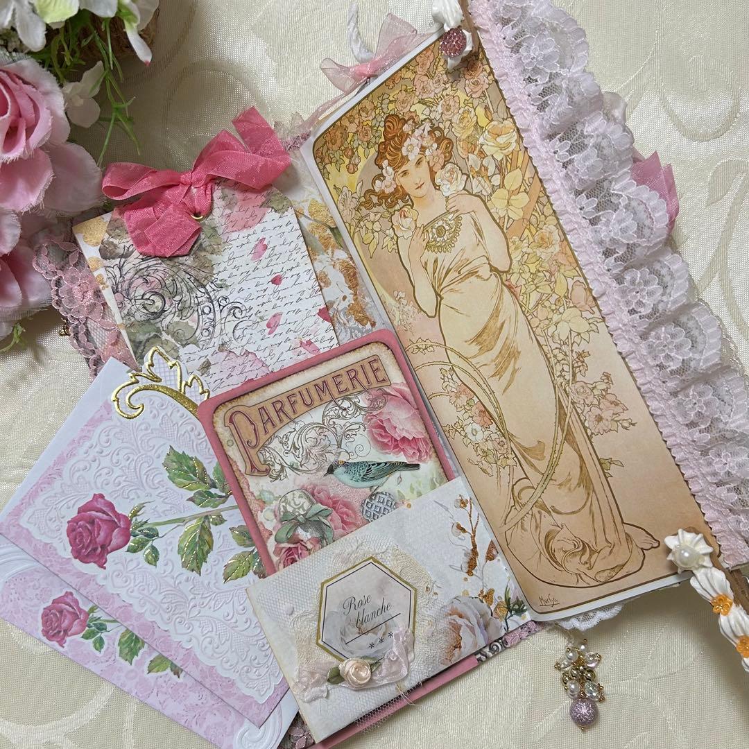 薔薇とレースのジャンクジャーナル・雑記帳　ミュシャに魅せられて…