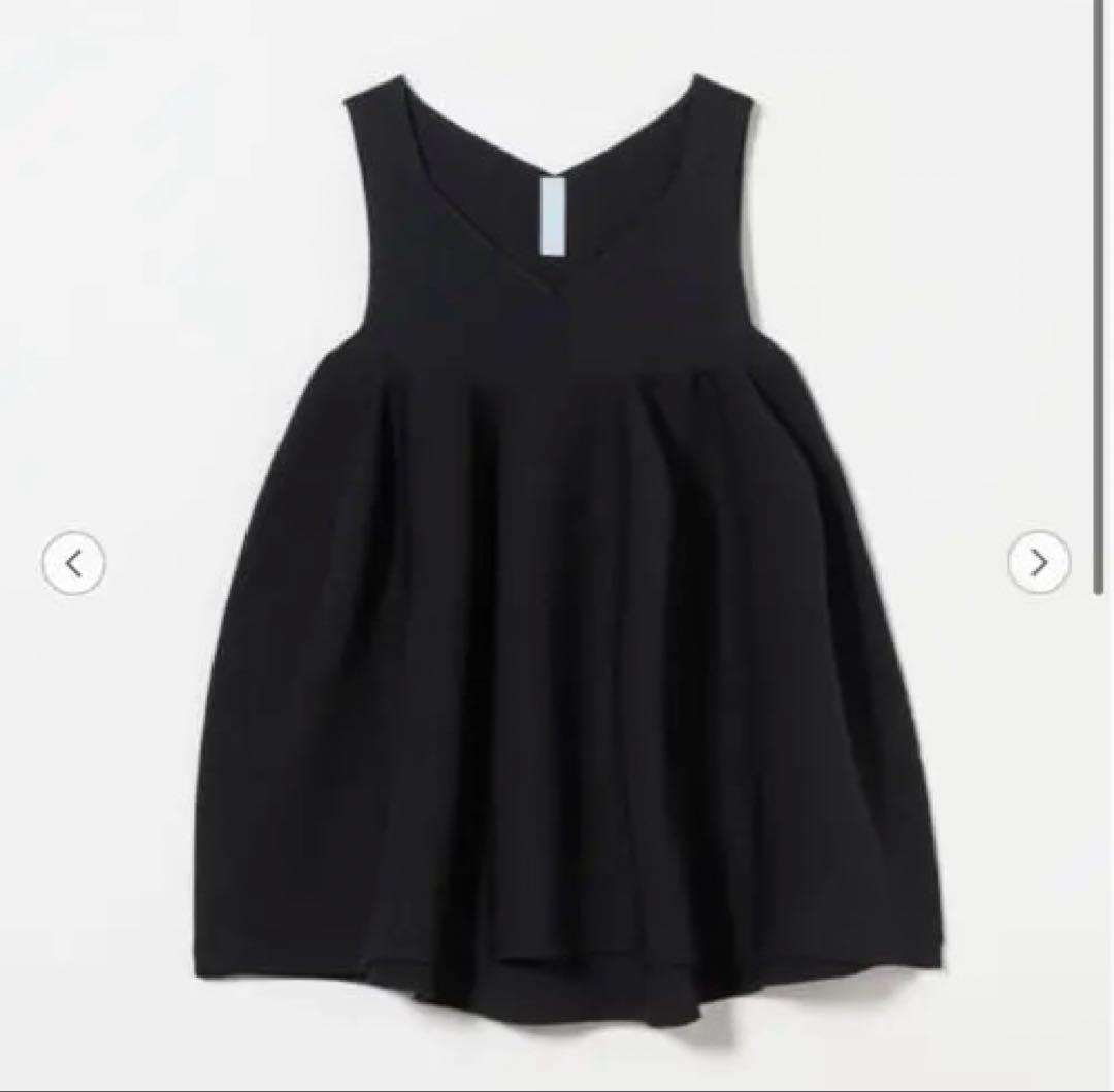 【CFCL】POTTERY フレア ノースリーブ ニット