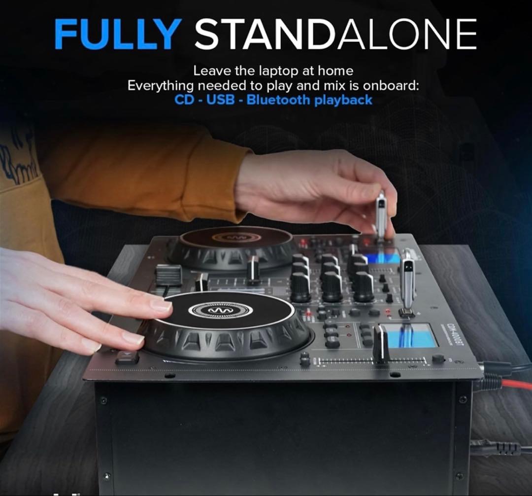 値下　Gemini 一体型 オールインワンCDJコンソール CDM-4000BT