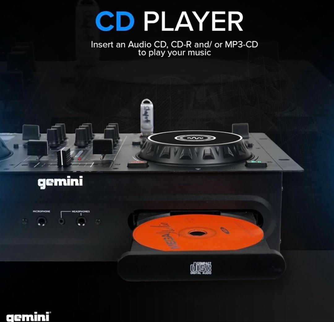値下　Gemini 一体型 オールインワンCDJコンソール CDM-4000BT