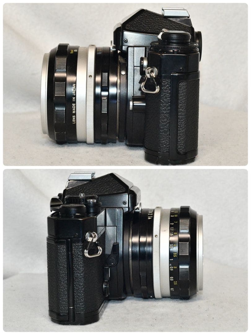 《動作品》 Nikon FE +標準レンズ付きフィルムカメラ