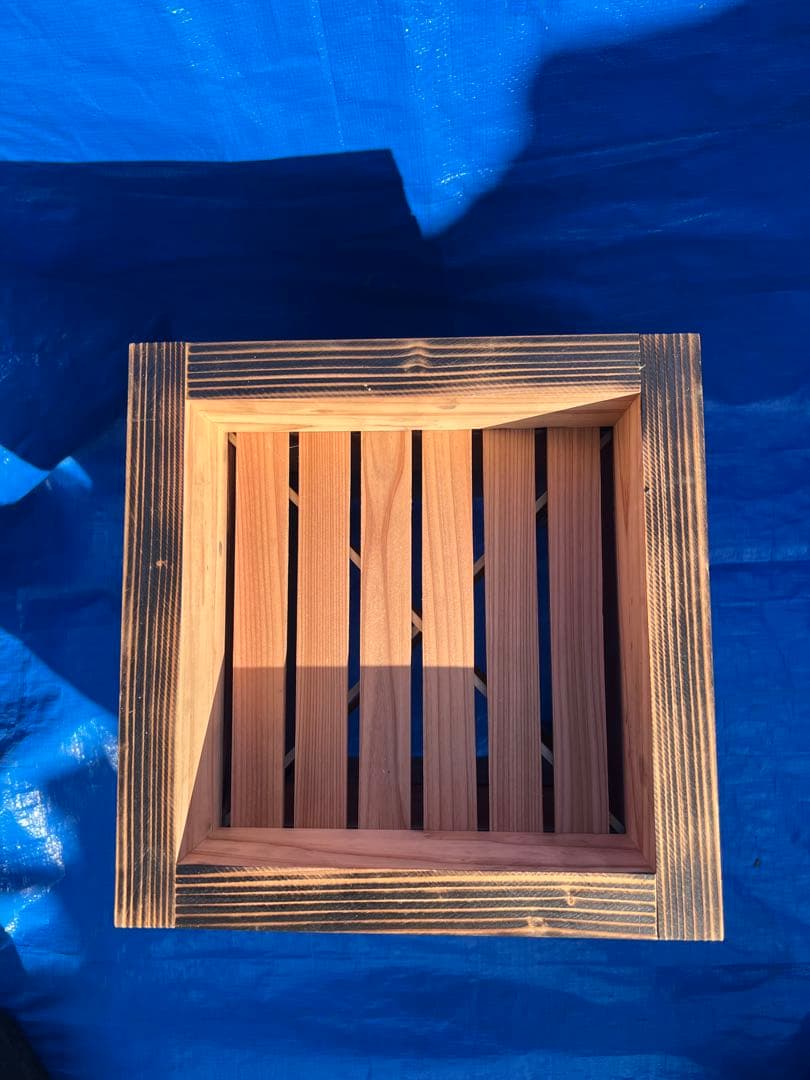 ニホンミツバチ　営巣用巣箱2段　板厚3cm　重箱式巣箱