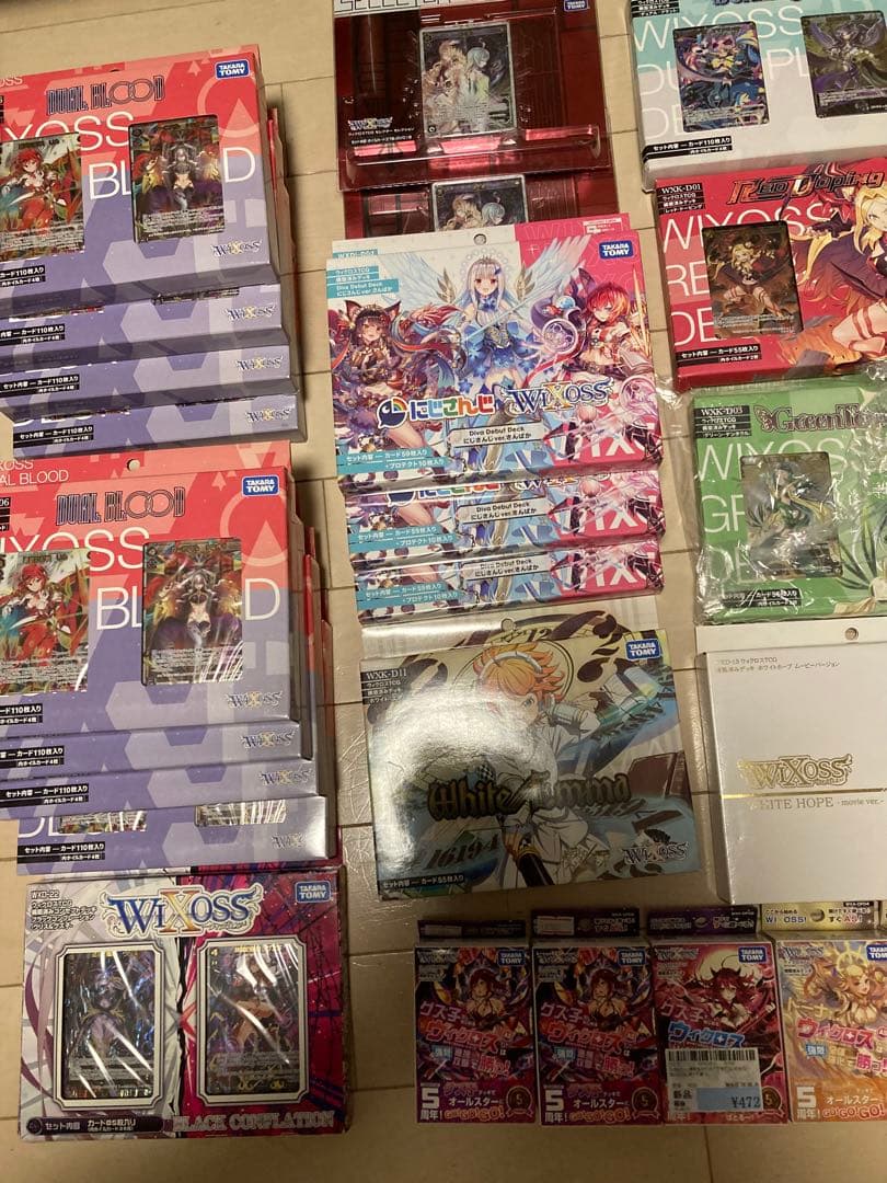 ウィクロス　スターター　構築済　まとめ　　wixoss