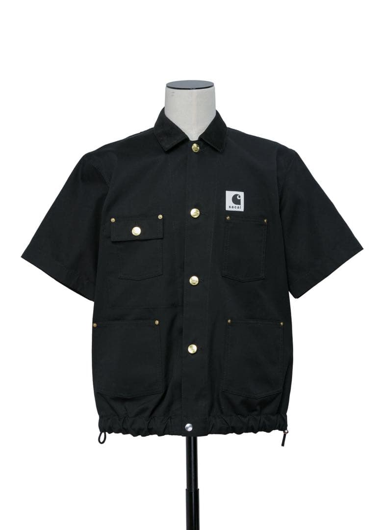 sacai Carhartt WIP Duck Shirt ブラック 1