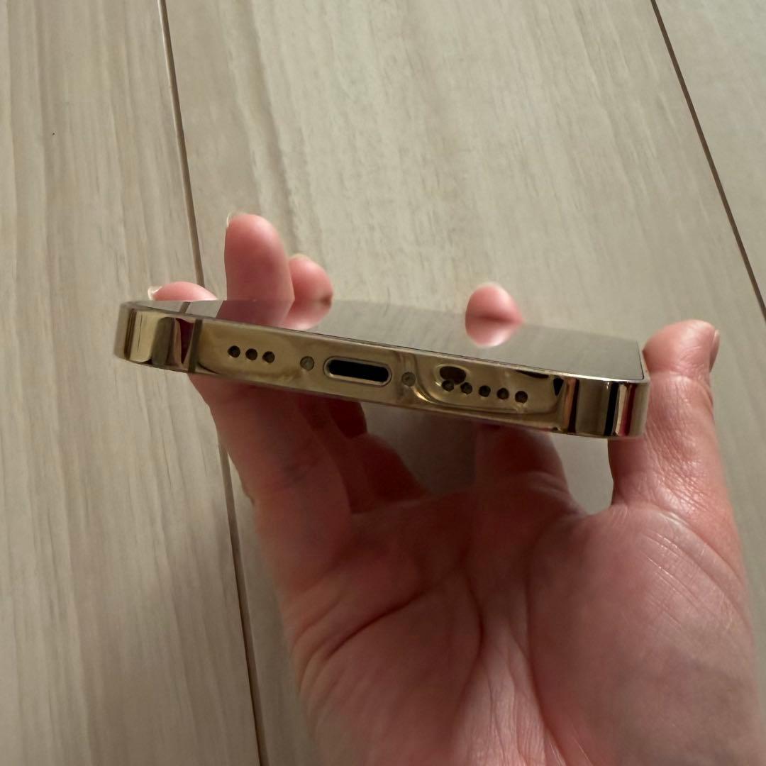 【美品】iPhone12Pro 128GB ゴールド Simフリー　iFace