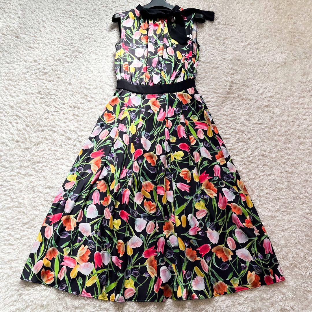 2025年 ビアッジョブルー チューリッププリントワンピース