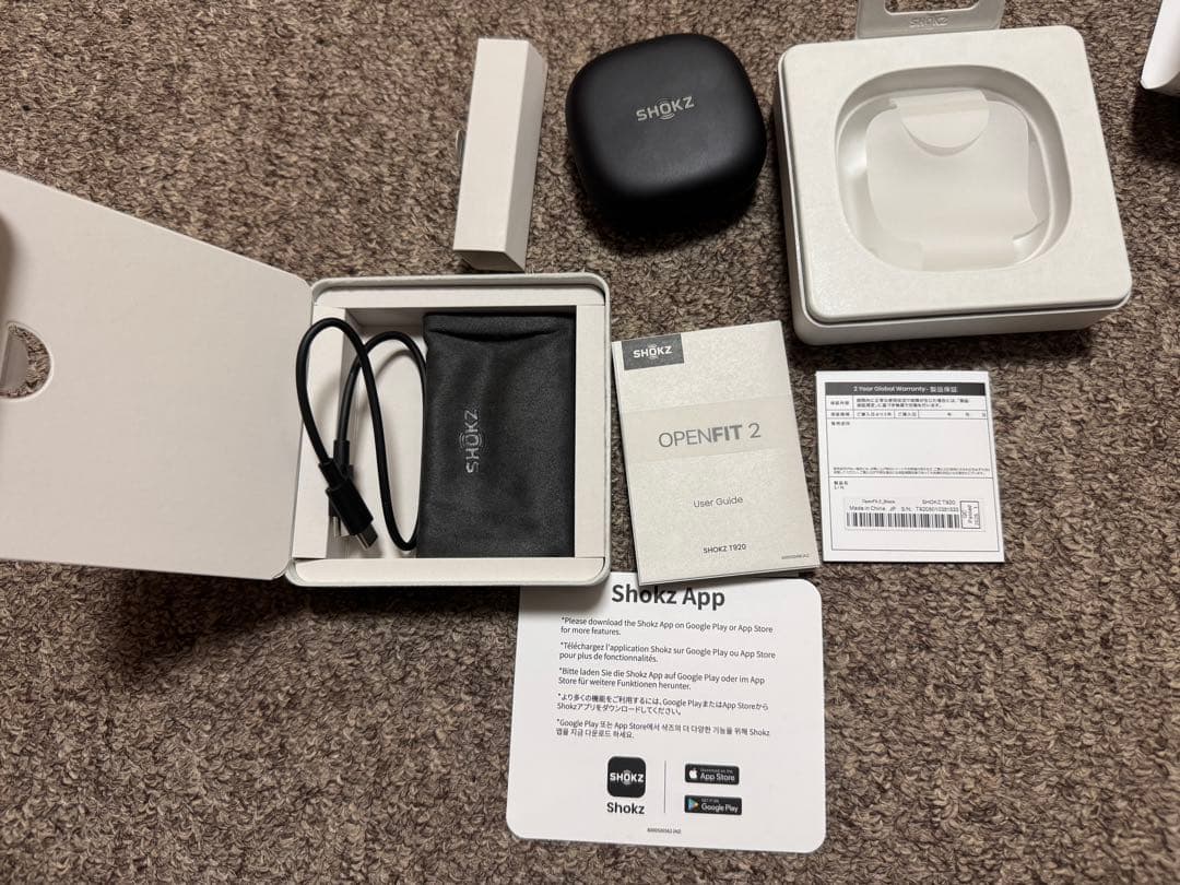 OPENFIT2 ブラック　保証書付き