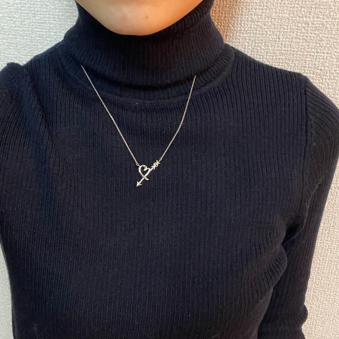 Tiffany パロマピカソ　ハート&アローペンダント