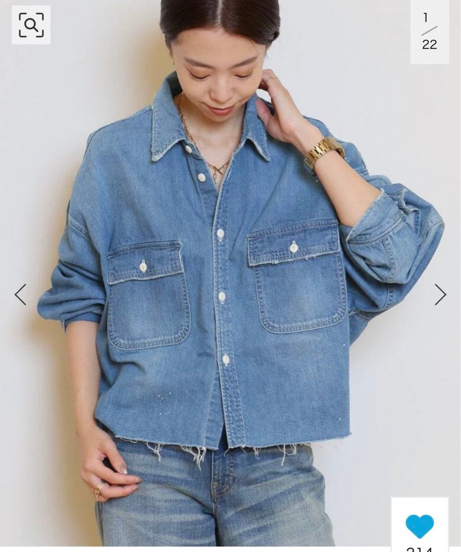 ミューズ ドゥドゥーズィエムクラス デニムシャツ　ジョンブル