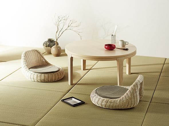 FLYMEe ラタンチェア クッション付き