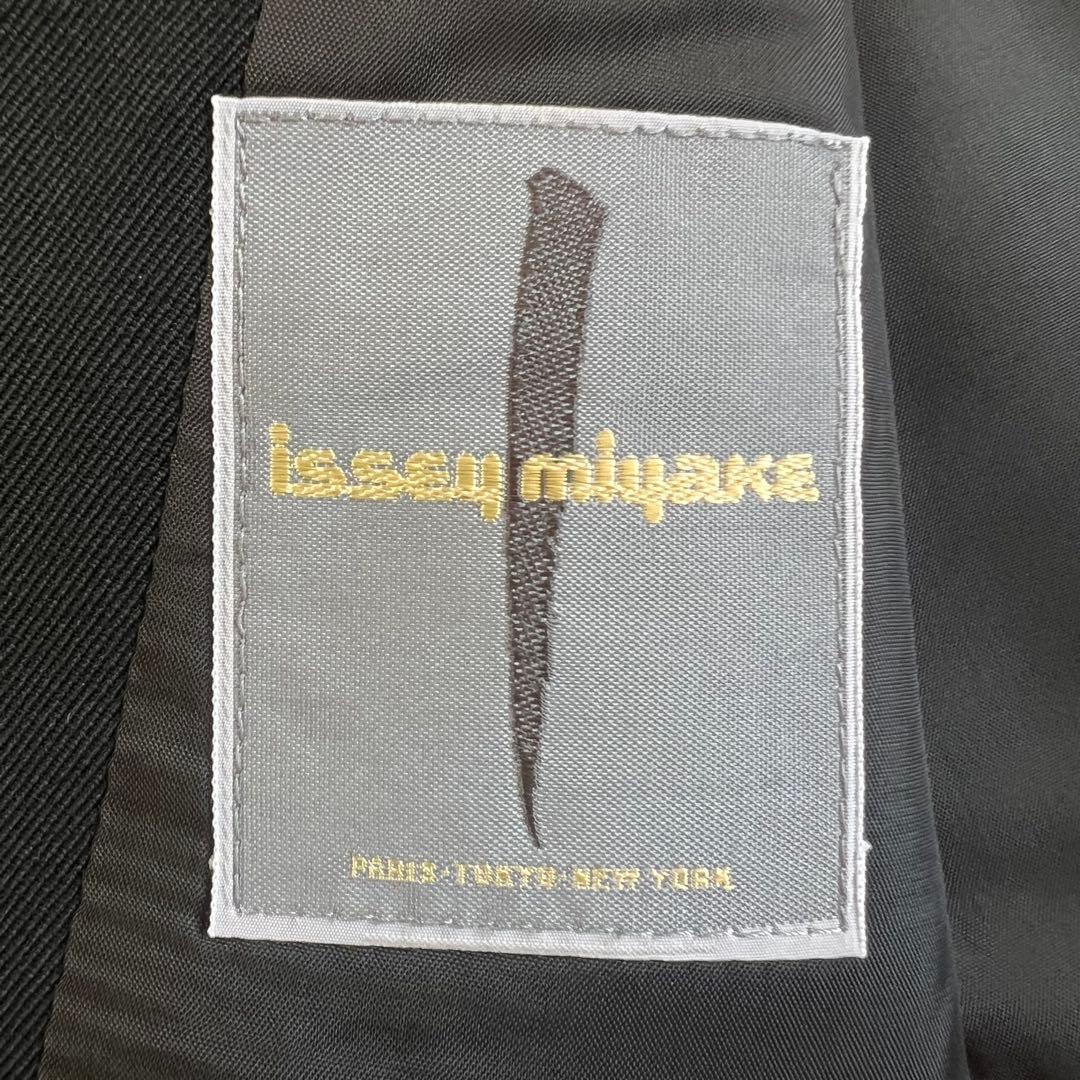 極美品　80s　イッセイミヤケメン　筆タグ期　アーカイブ　ノーカラージャケット