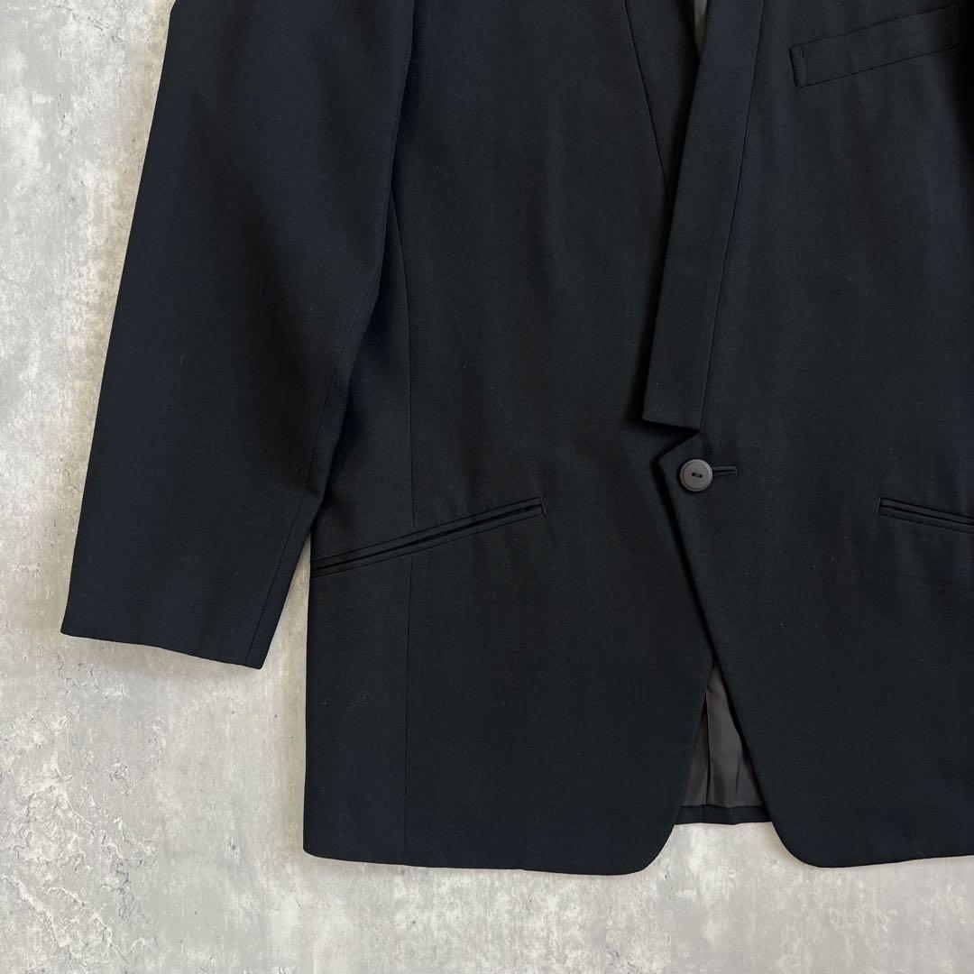 極美品　80s　イッセイミヤケメン　筆タグ期　アーカイブ　ノーカラージャケット