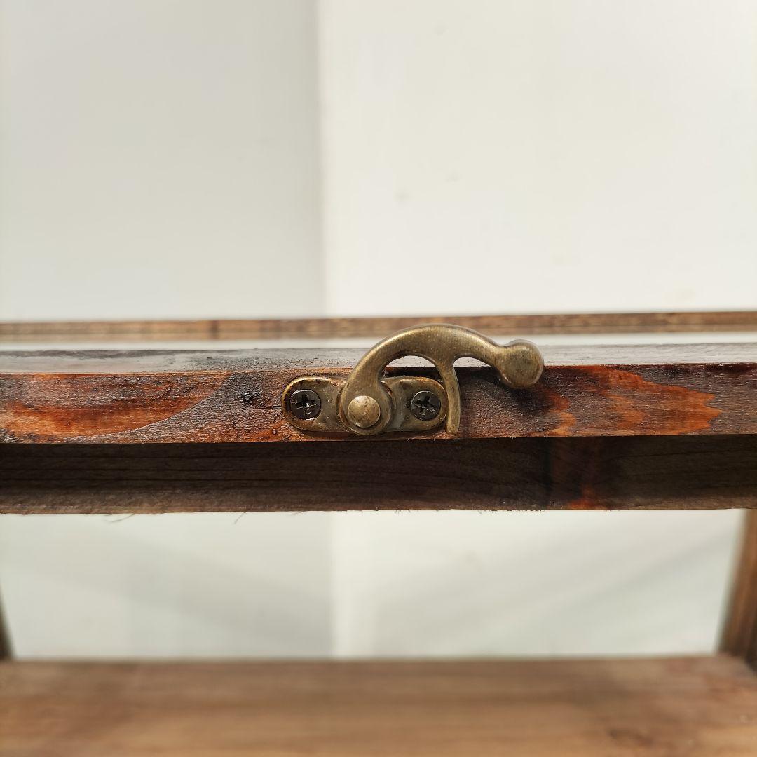 M♦10月SALE ヴィンテージ　ガラスショーケース 　コレクションケース