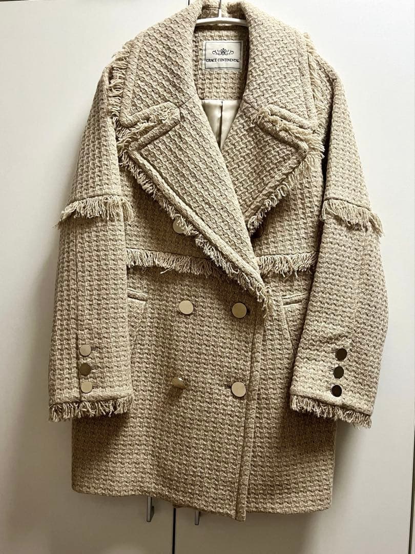 グレースコンチネンタル　コート　フリンジ