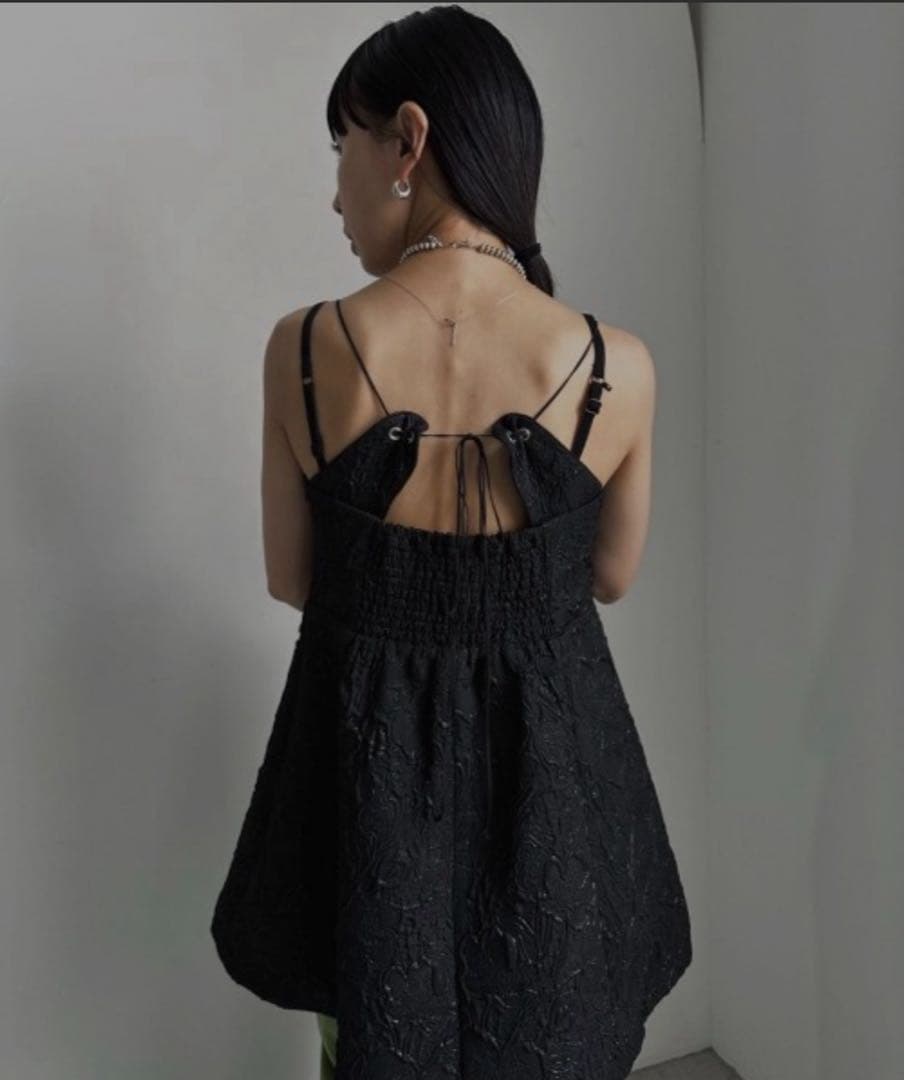 トップス MEDI 2WAY JACQUARD BARE TOP