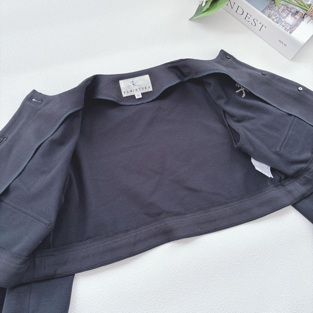 美品♡組曲 120 フォーマル 3点セット ワンピース スーツ 花柄