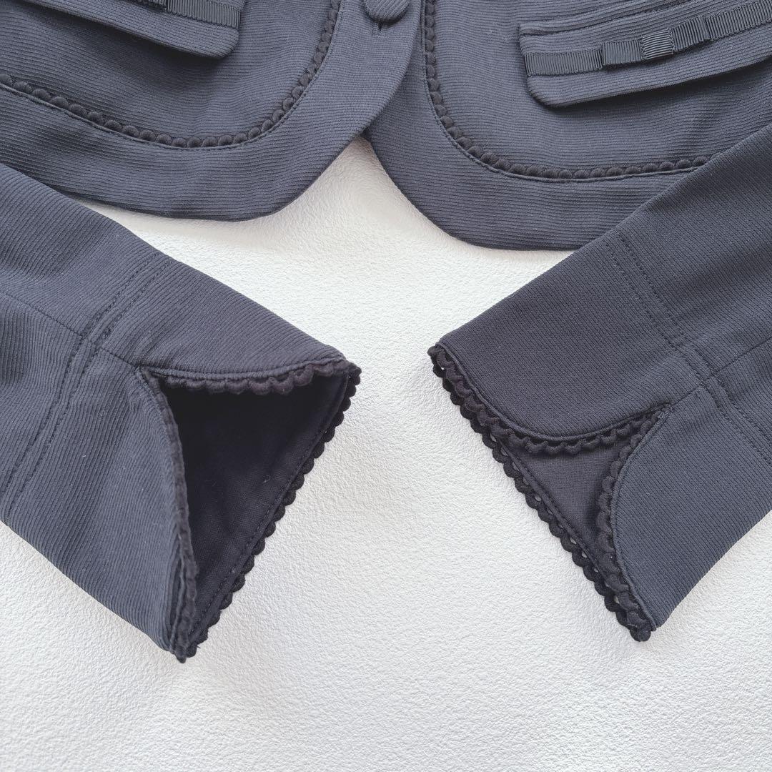 美品♡組曲 120 フォーマル 3点セット ワンピース スーツ 花柄