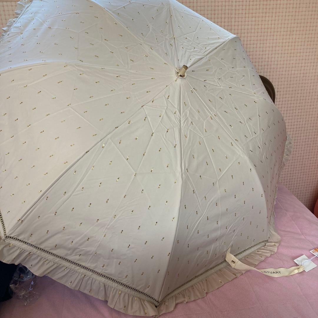 新品JILL STUART 折りたたみ日傘一級遮光　晴雨兼用ジルスチュアート