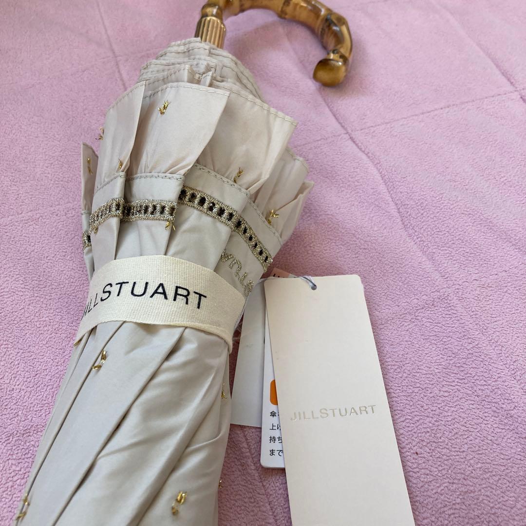 新品JILL STUART 折りたたみ日傘一級遮光　晴雨兼用ジルスチュアート