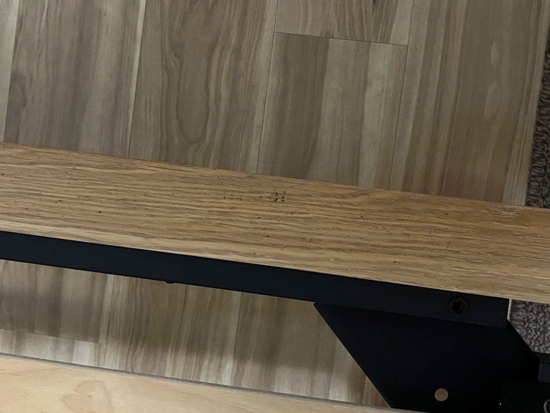 木製ベッドフレーム　オーク材突板　シングル