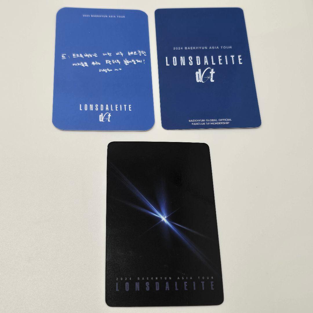 ベッキョン BEAKHYUN EXO Lonsdaleite アンコン トレカ