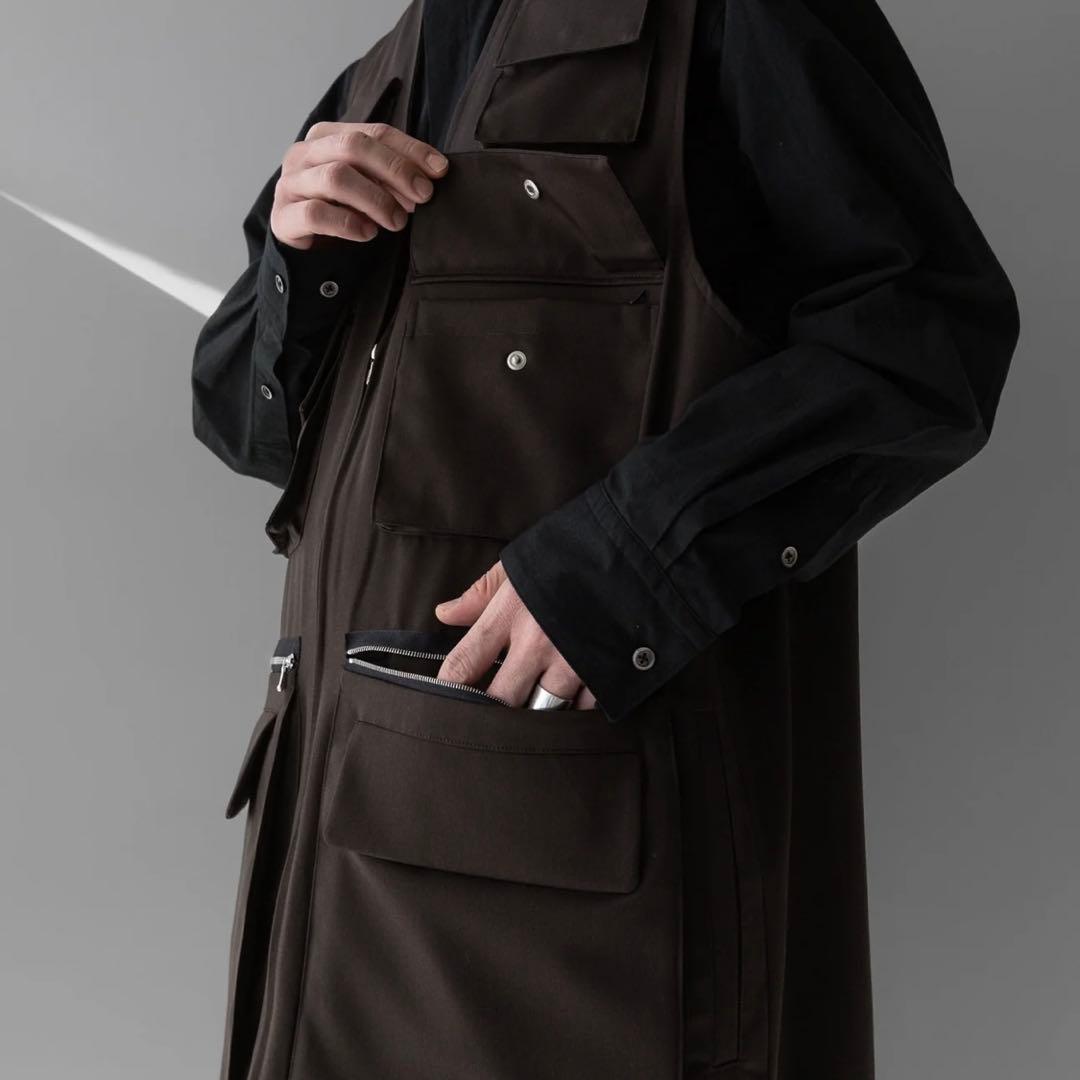 美品stein Oversized Multi Pocket Vest ブラック