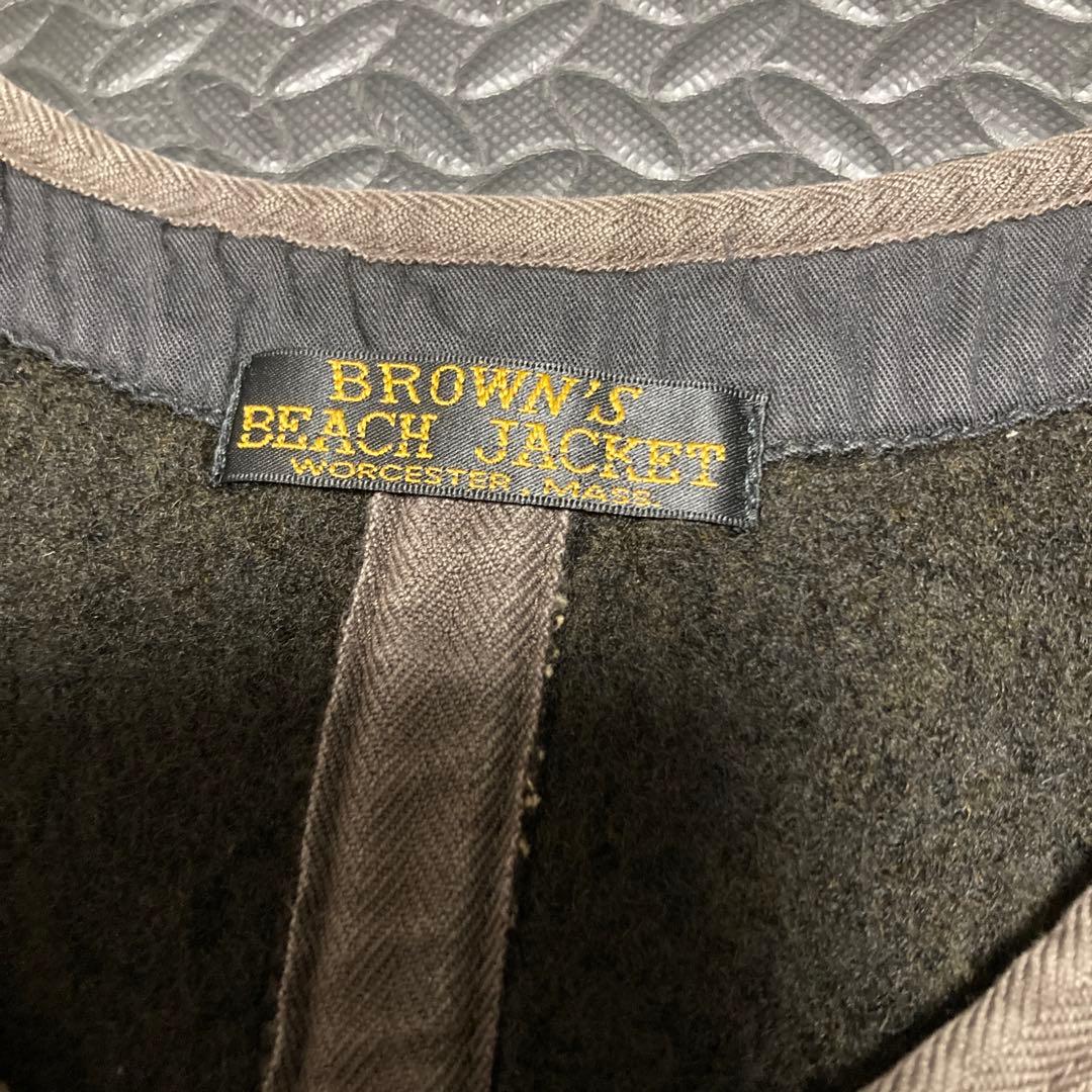 BROWNA'S BEACH JACKET ウールベスト